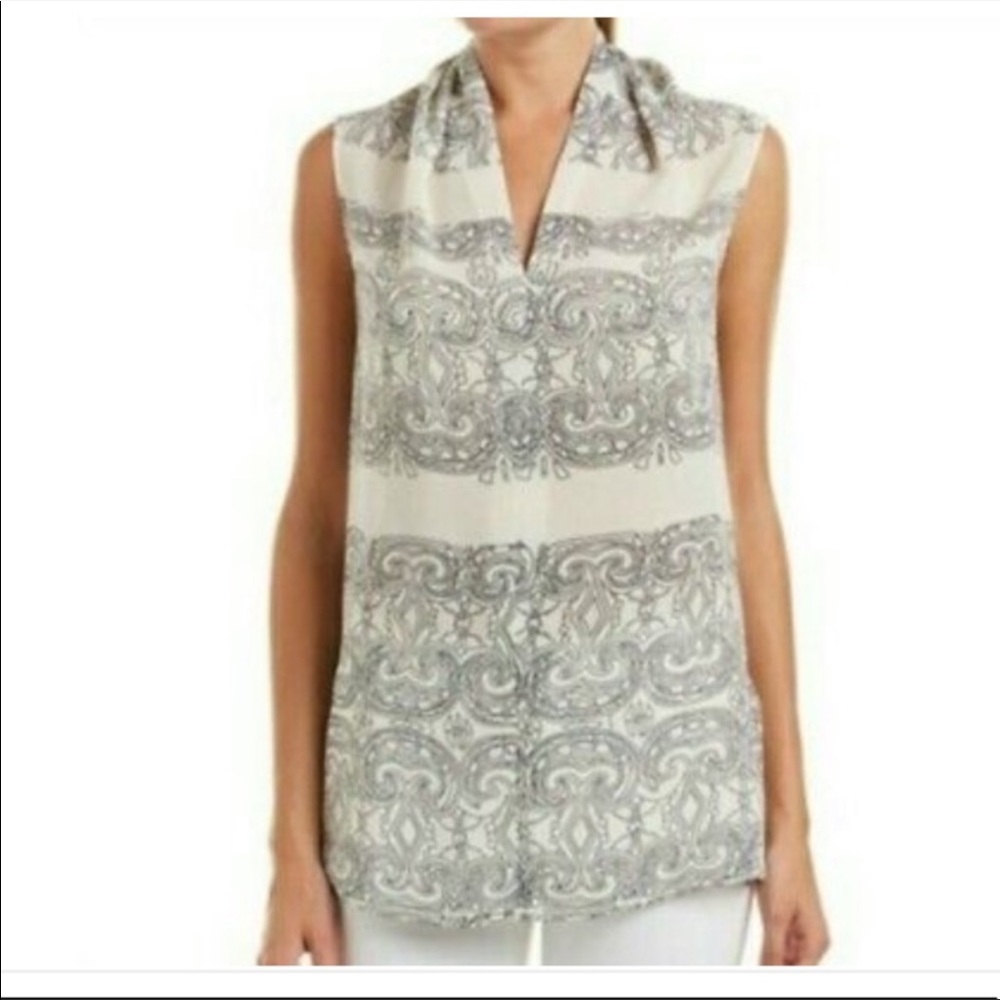 Cabi scrollwork tunic tank top medium style 3091
